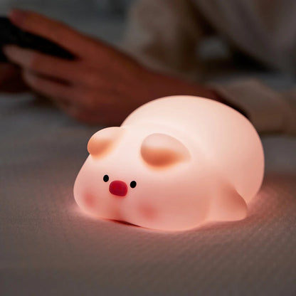 Cute Rabbit Night Light for Kids Soft Glow Lamp