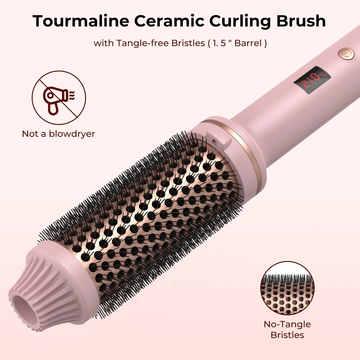 Easy Hair Curl Styling Brush