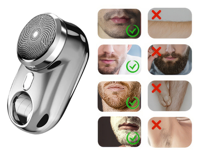 Compact Travel Cordless Electric Razor