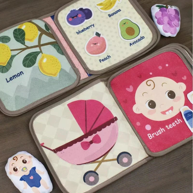 Befez | Sensory Baby Book - Interactive Touch & Feel Toy