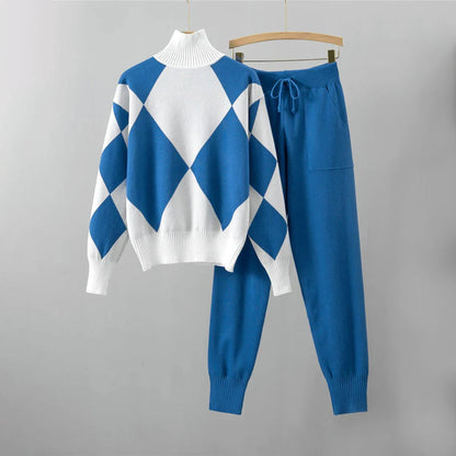 Cozy Knit Jumper and Trousers Set