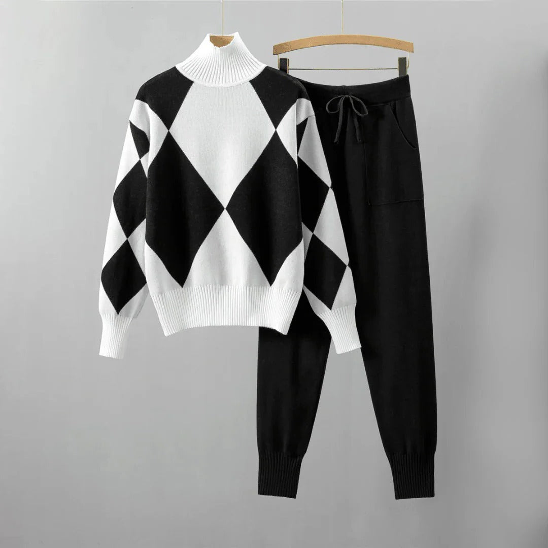 Cozy Knit Jumper and Trousers Set