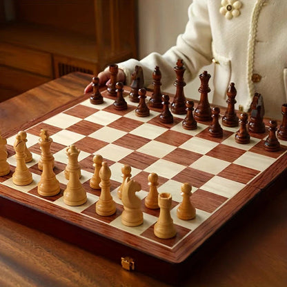 Classic Wood Board Game Set
