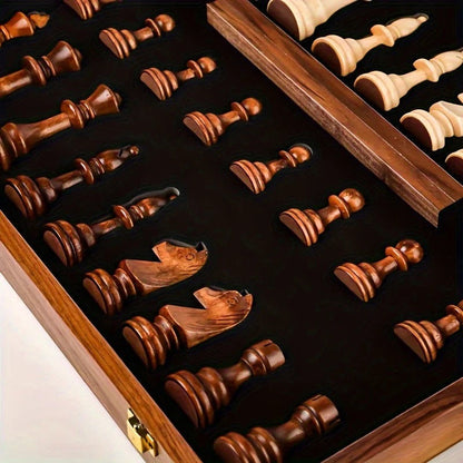 Classic Wood Board Game Set
