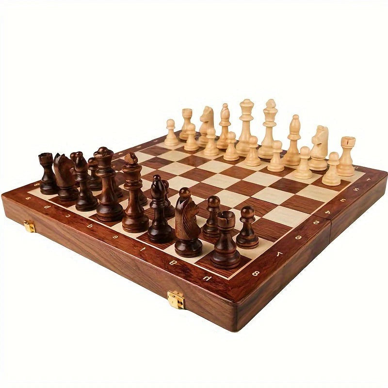 Classic Wood Board Game Set