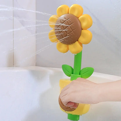 Colorful Kids Bath Toy with Flower Design