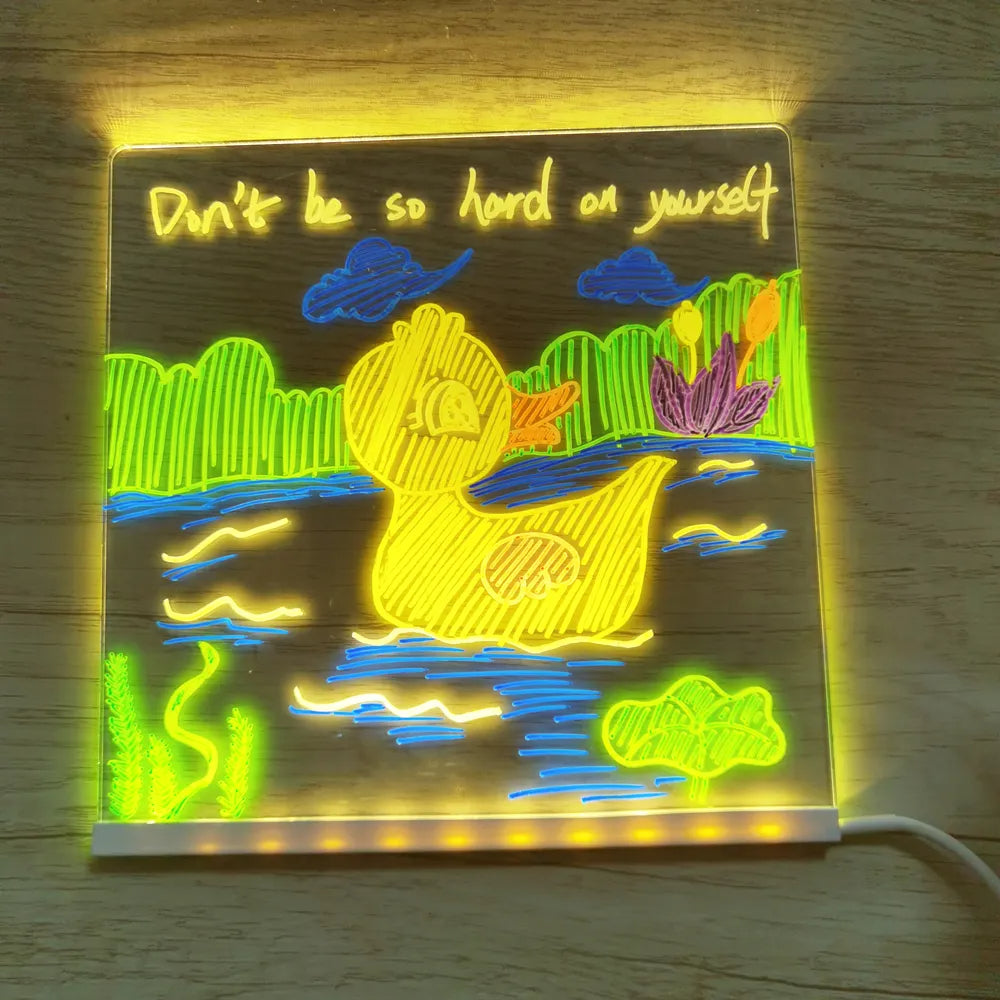 Colorful Kids LED Drawing Lamp
