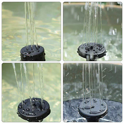 Soothing Outdoor Water Fountain with Solar Power