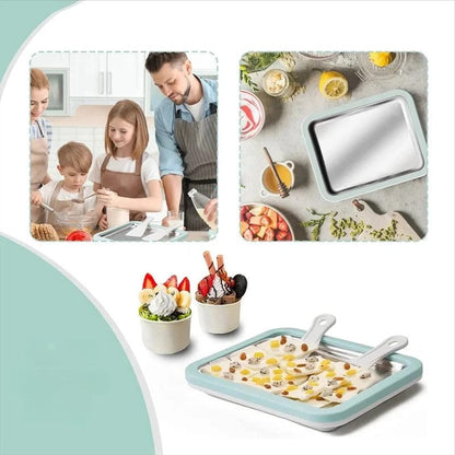 Premium Metal Ice Cream Roller Machine for Home Use