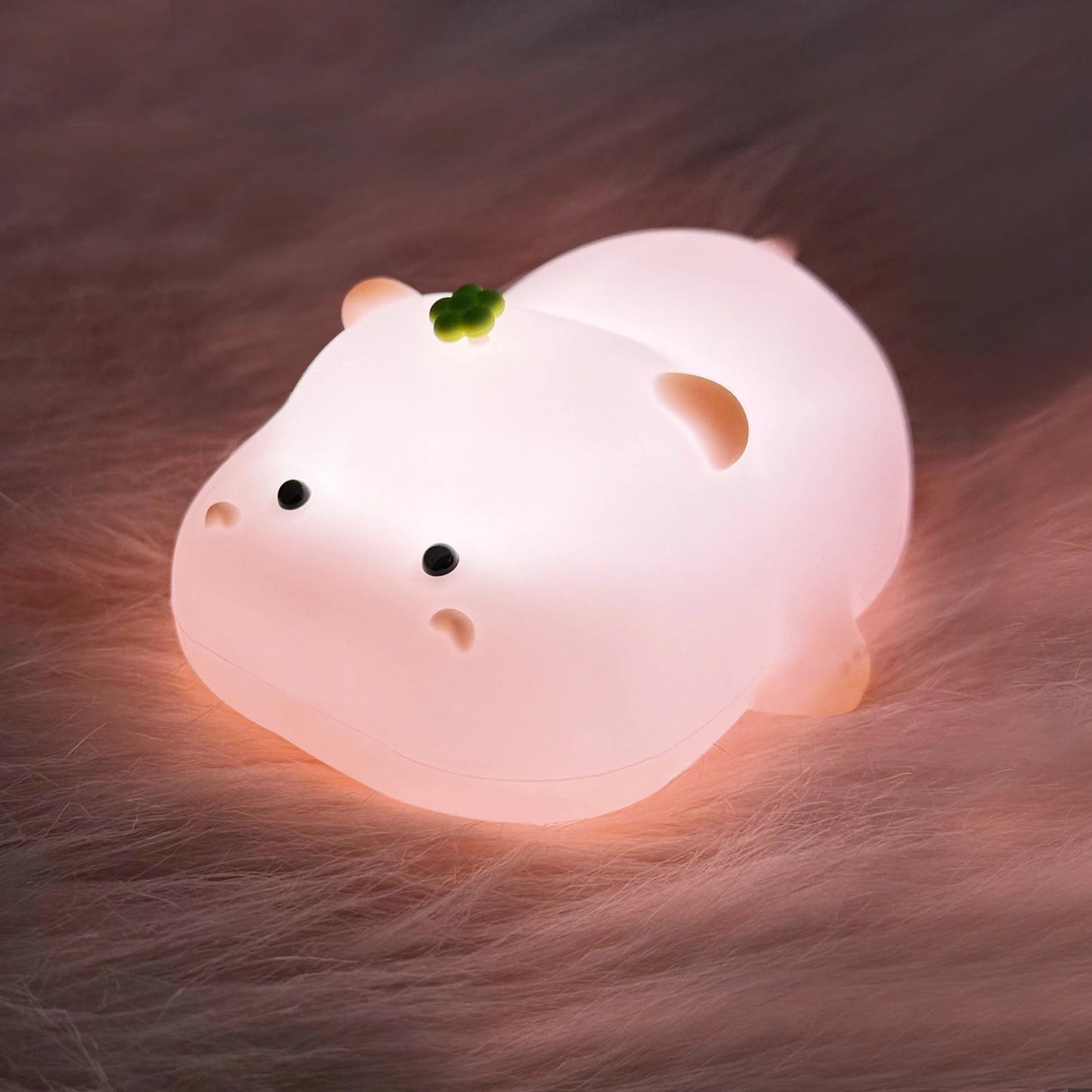 Cute Rabbit Night Light for Kids Soft Glow Lamp