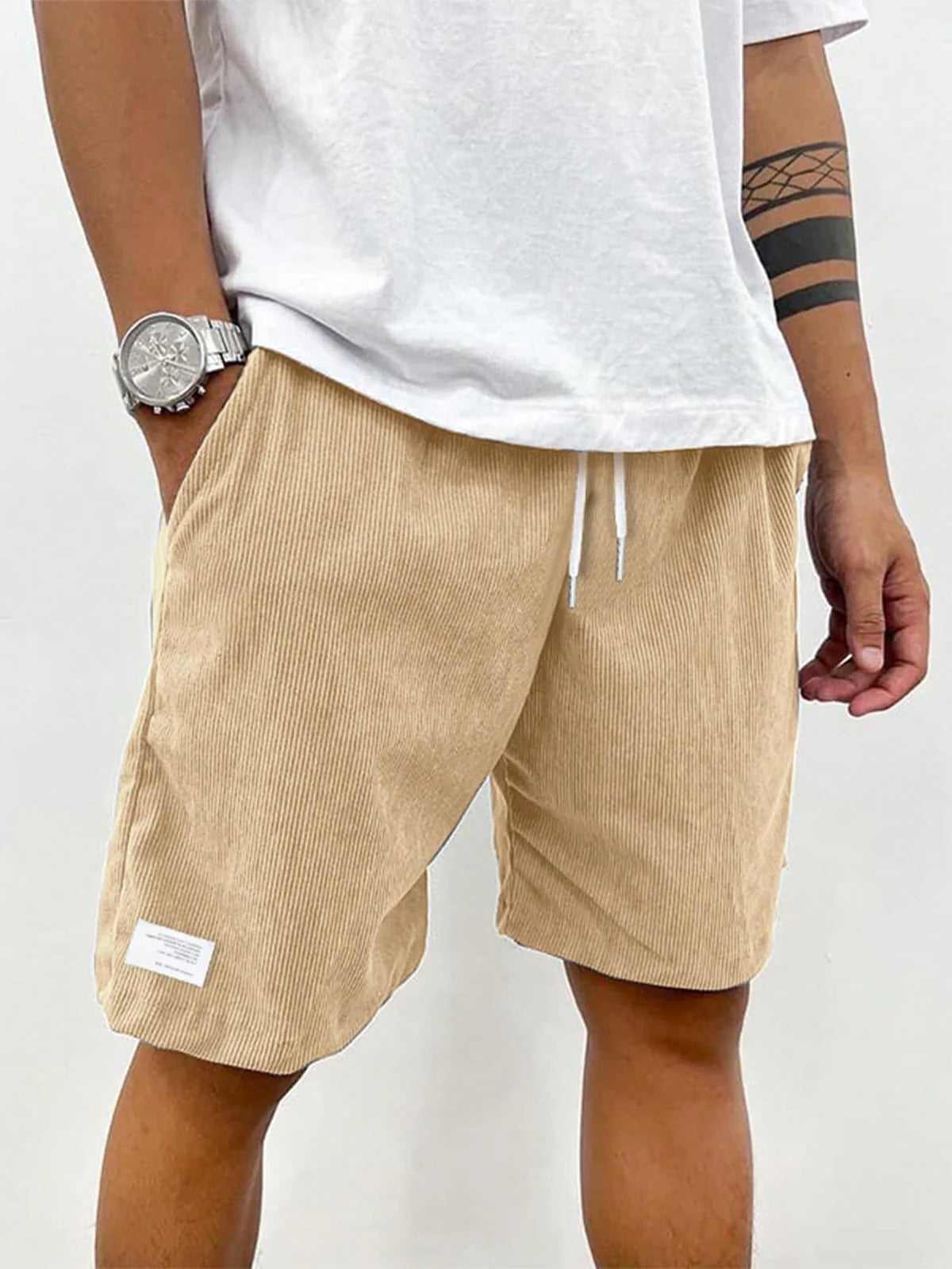 Comfortable Casual Cord Shorts