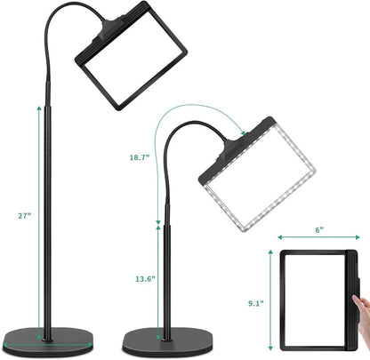 Bright LED Magnifying Desk Lamp