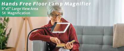 Bright LED Magnifying Desk Lamp