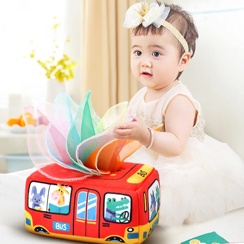Colorful Kids Tissue Box Toy