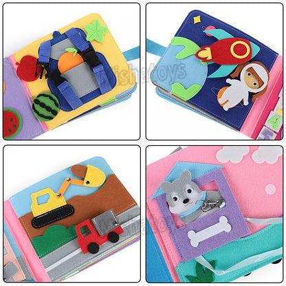 Interactive Educational Book for Kids Montessori Learning