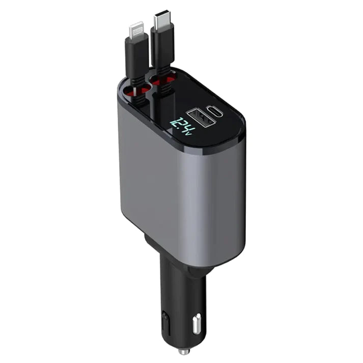 Compact 2 Port Car Phone Charger