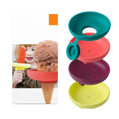 Fun Silicone Kids Ice Cream Cone Holder