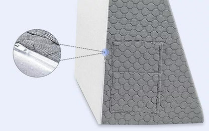Contour Supportive Sleep Pillow for Back Pain