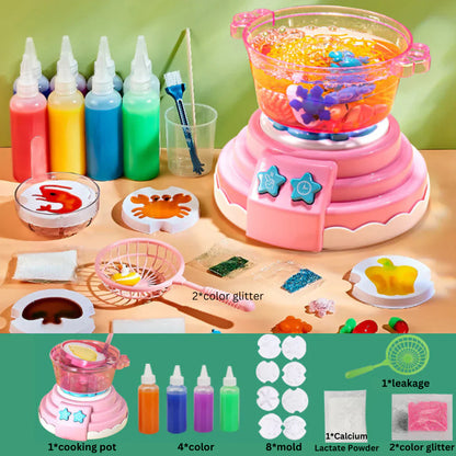 Fun Kitchen Playset - Build Your Own Chef Figures Kit