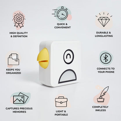 Portable Compact Mobile Printer