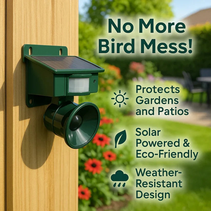 Automatic Bird Repellent Device with Loud Sound Alarm