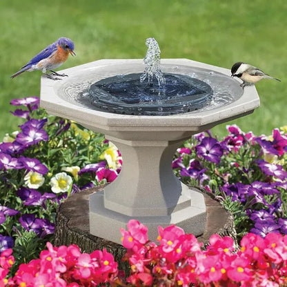 Soothing Outdoor Water Fountain with Solar Power - Befez