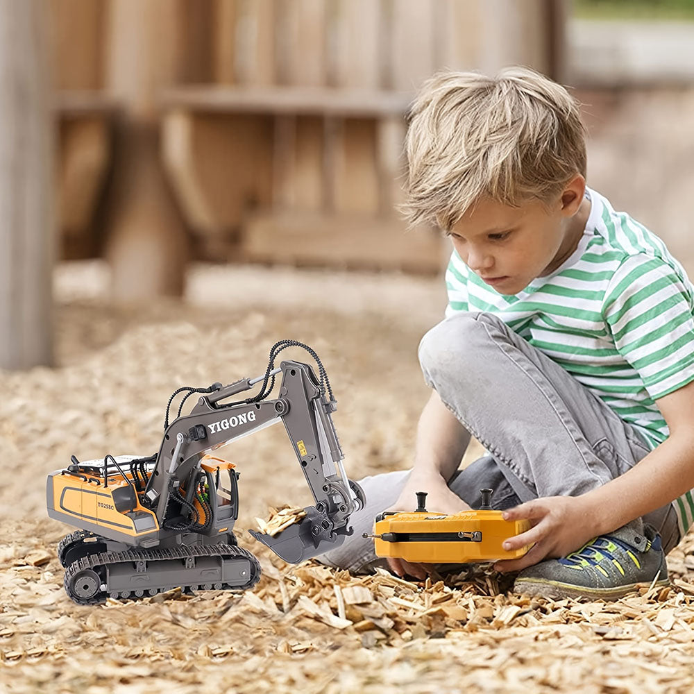Remote Control Truck - 2 in 1 Stunt Excavator