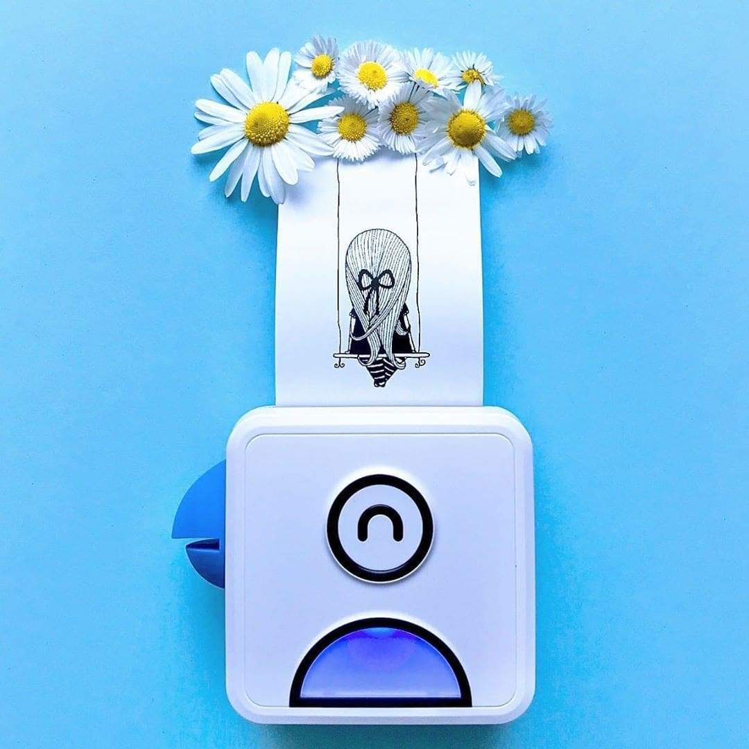 Portable Compact Mobile Printer
