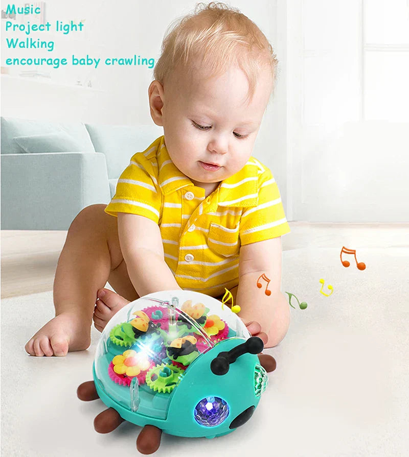 Fun Musical Ladybug Robot Toy