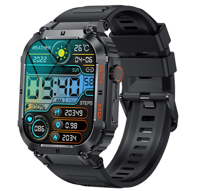 Tough Waterproof Smart Watch with Rugged Military Design