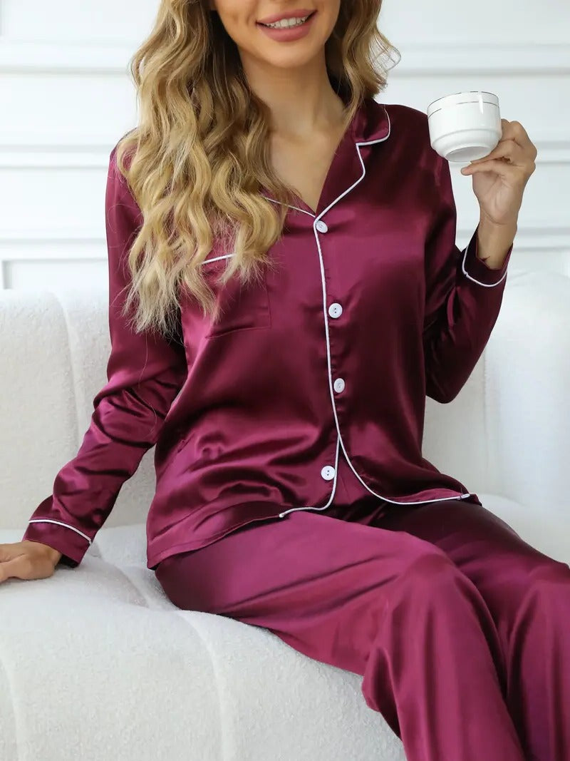 Soft Cozy Pajama Set For Ladies