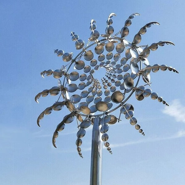Outdoor Spiral Windmill Decor