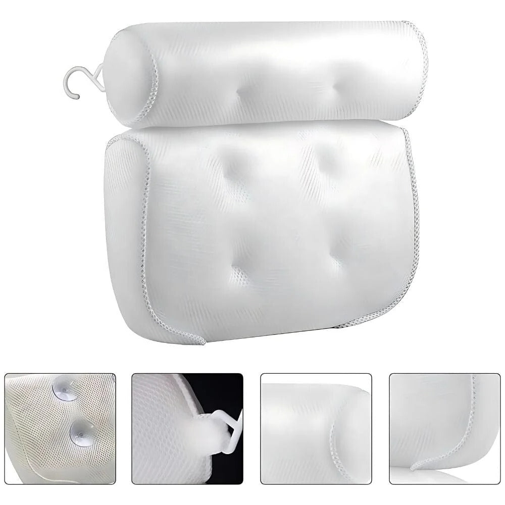 Soft Bathtub Support Pillow for Neck and Head Rest