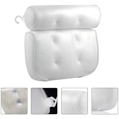 Soft Bathtub Support Pillow for Neck and Head Rest