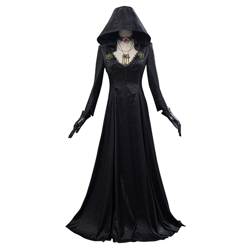 Authentic Vampire Lady Evil Village Cosplay Outfit