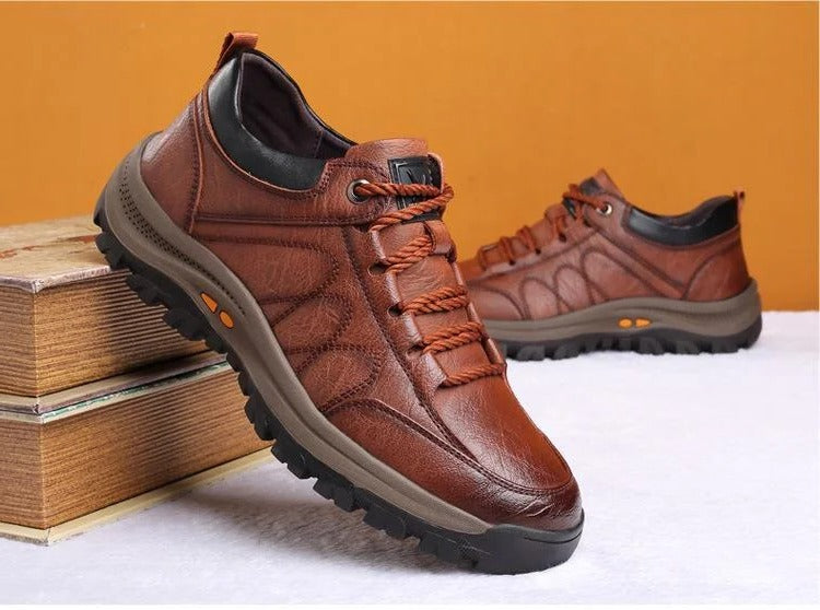 Comfortable Men's Air Mesh Walking Shoes with Arch Support