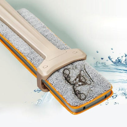 Easy Spin Mop and Broom Microfiber Cleaning Set