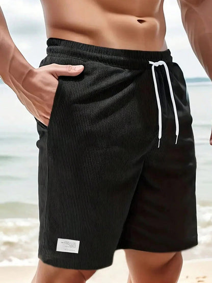 Comfortable Casual Cord Shorts