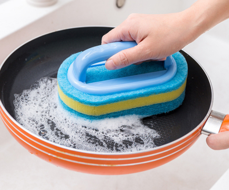 Effective Scrubbing Sponge – Heavy Duty Cleaning Pad
