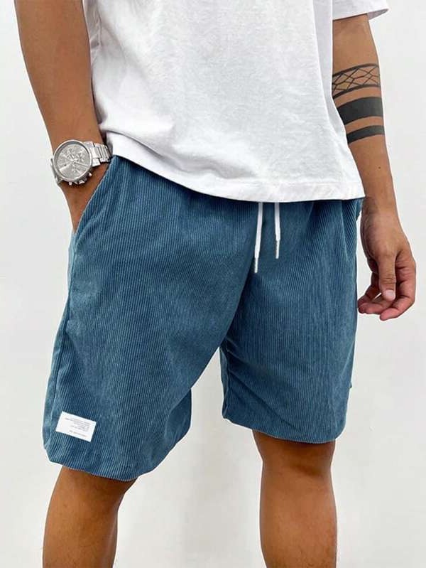 Comfortable Casual Cord Shorts - Befez