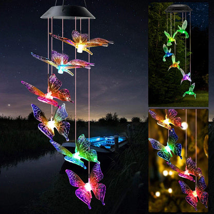 Outdoor Solar Powered Bird Lights - Befez