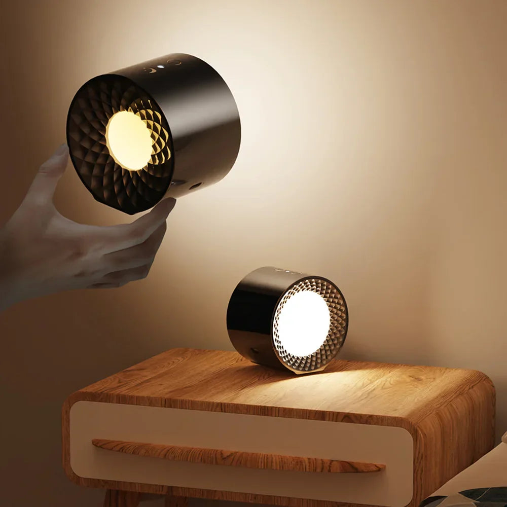 Rotating Wireless Rechargeable Wall Light