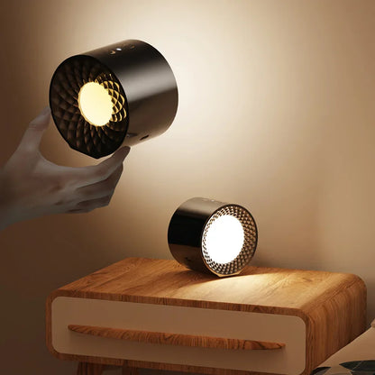 Rotating Wireless Rechargeable Wall Light