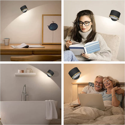 Circular Wireless LED Wall Lamp