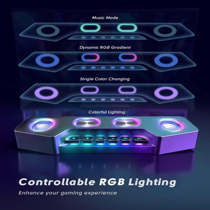 Colorful LED PC Sound Speakers