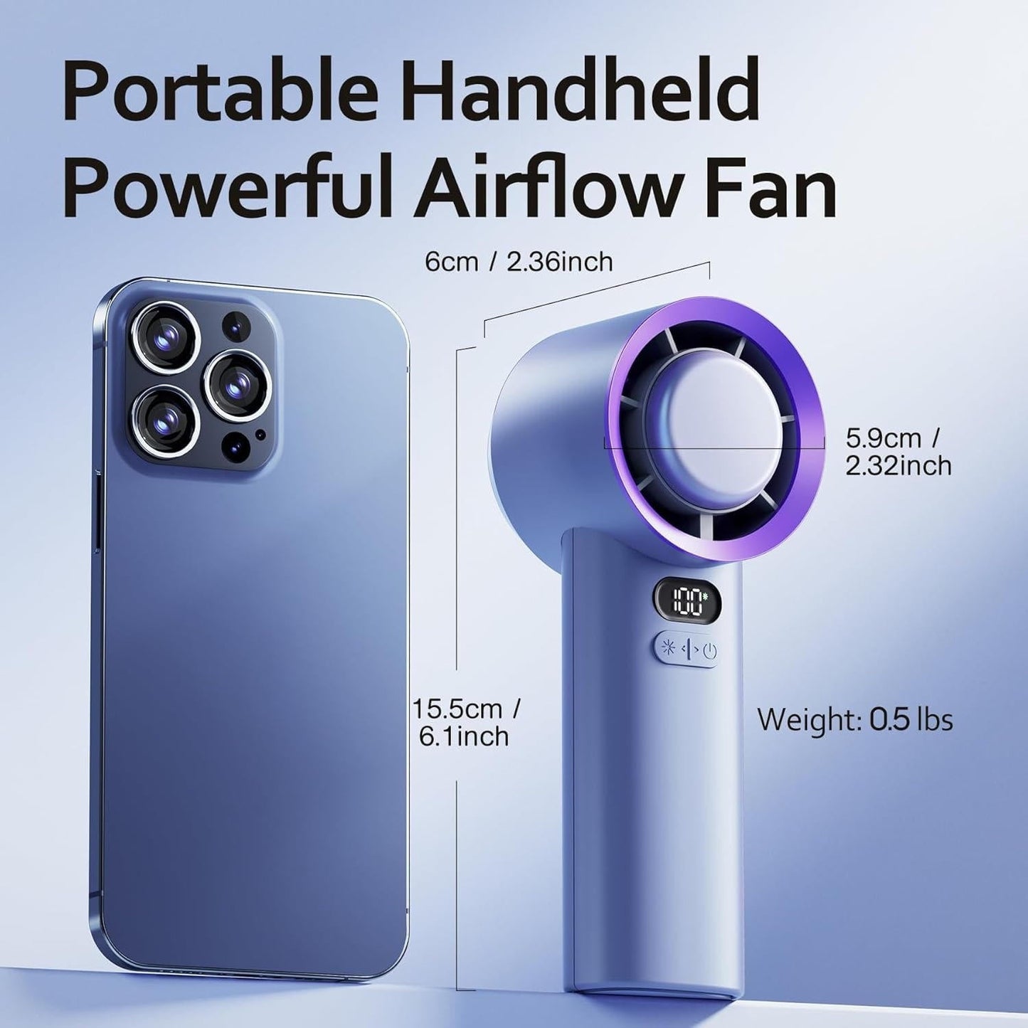 Compact Rechargeable Pocket Fan