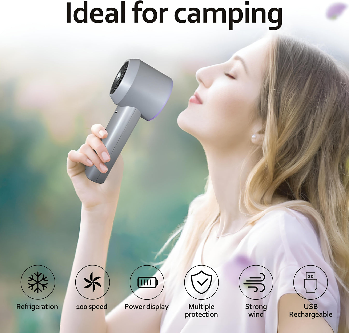 Compact Rechargeable Pocket Fan