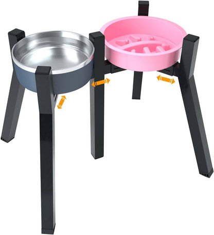 Tall Adjustable Pet Food Station
