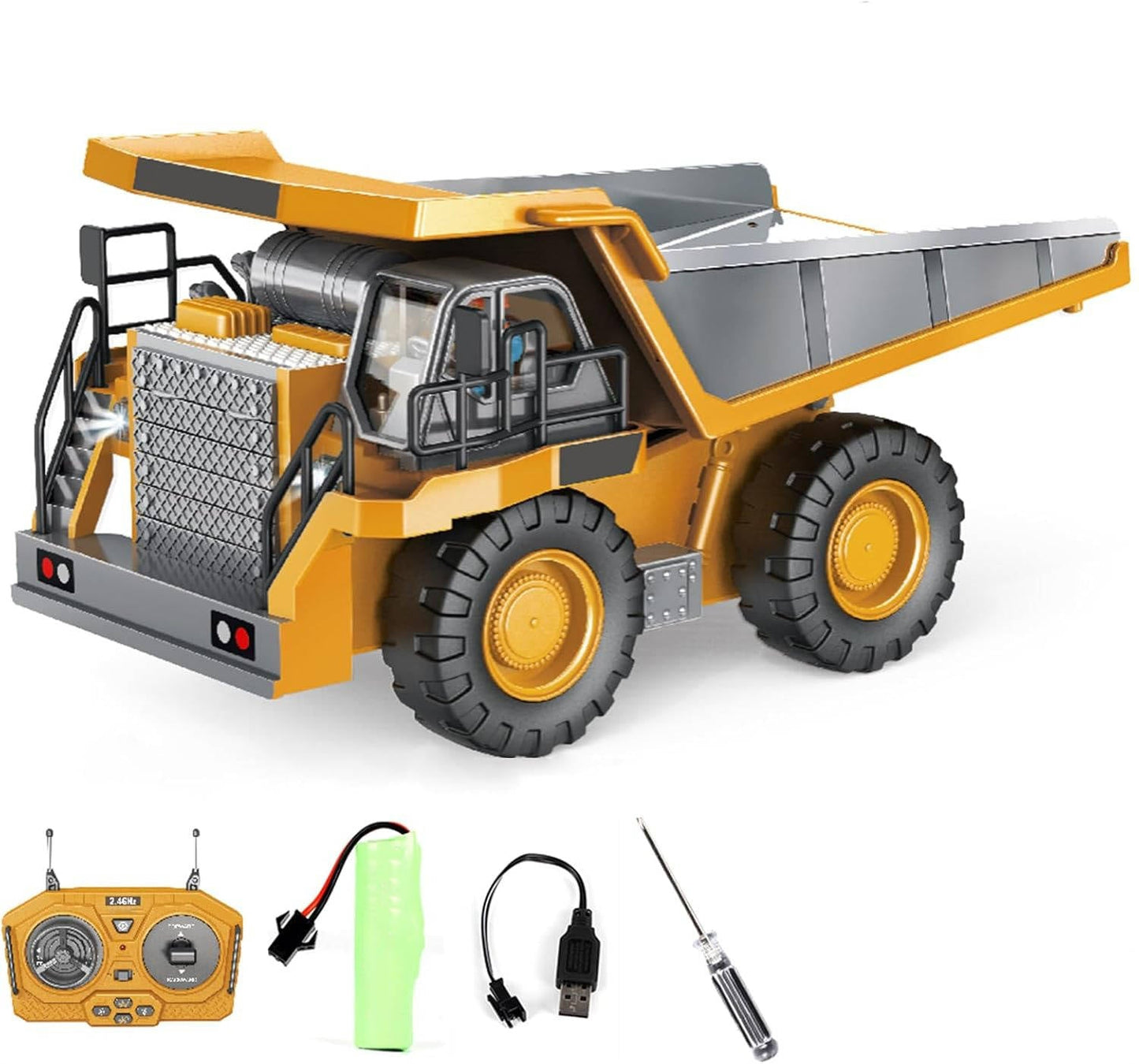 Remote Control 4WD Construction Truck Loader