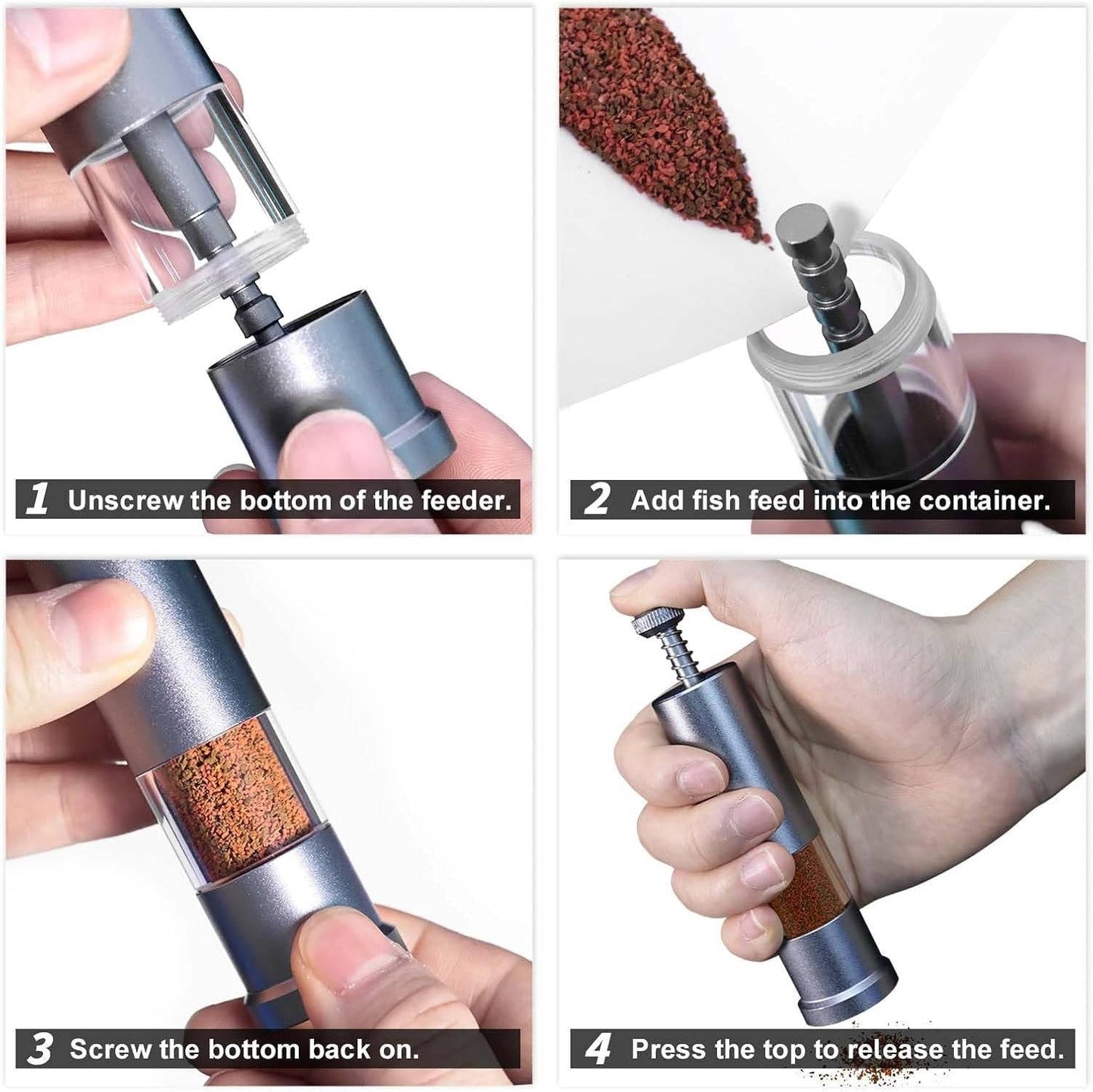 Small Auto Fish Food Dispenser